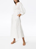 Thumbnail for your product : Masterpeace Embroidered Cotton Maxi Dress
