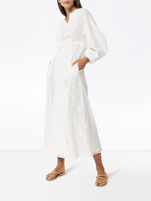Masterpeace Embroidered Cotton Maxi Dress