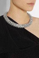 Thumbnail for your product : Alexander McQueen Silver-tone Swarovski crystal choker