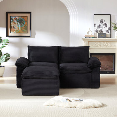 Latitude Run Corduroy Cloud Sofa