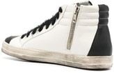 Thumbnail for your product : P448 Camouflage Print Side Zip Sneakers
