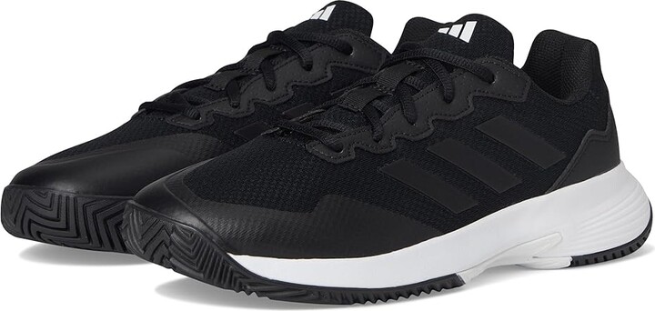 adidas Game Court 2 Tennis Shoes Men's Shoes Core Black/Core Black/Grey Four : 12 D - Medium, Synthetic