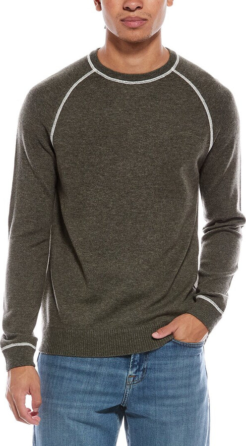 Brodie Cashmere Overlock Wool & Cashmere-Blend Sweatshirt