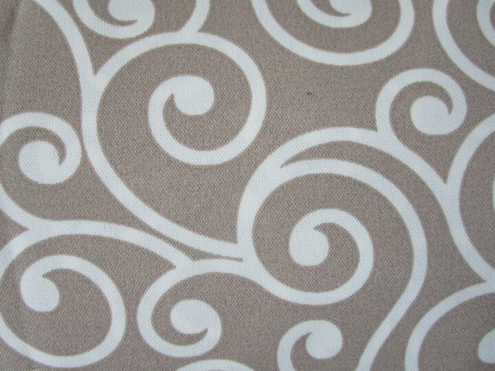 Tan Swirl Outdoor Pillow Cover Patio Decor