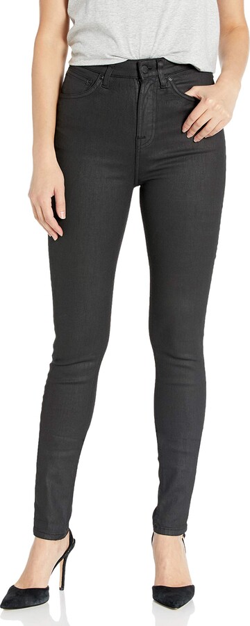 Nudie Jeans Women's Hightop Tilde Painted Black 34/34 - ShopStyle Jeggings