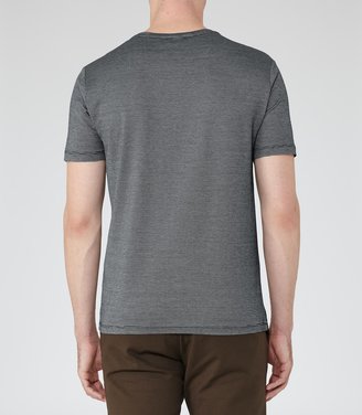 Reiss Dazzle Micro Print T-Shirt