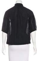 Thumbnail for your product : Comme des Garcons Gathered Short Sleeve Blouse