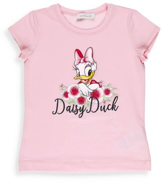 MonnaLisa Daisy Duck Printed T-Shirt - ShopStyle