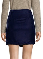Thumbnail for your product : PatBO Velvet Ruffled Mini Skirt