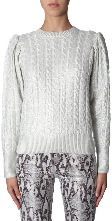 Metallic Silver Sweater | Shop the world's largest collection of fashion |  ShopStyle