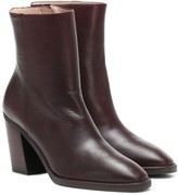 Thumbnail for your product : Stuart Weitzman Wynter 80 leather ankle boots
