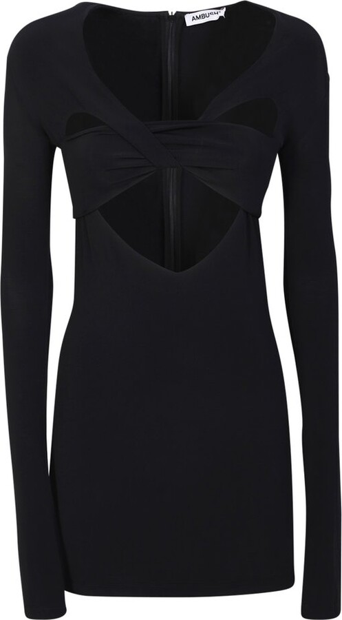 Ambush Cut-Out Detailed Mini Dress
