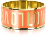 Thumbnail for your product : Moschino Love Signature Metal Bangle