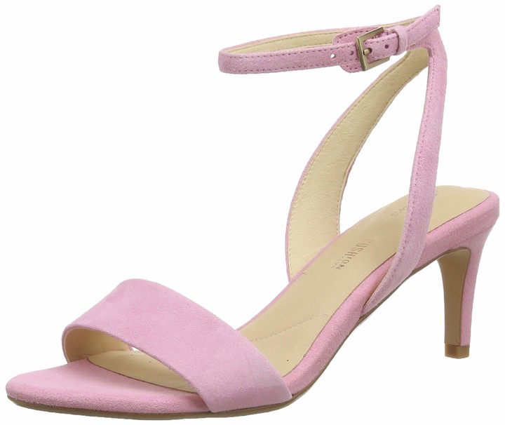 clarks pink heels