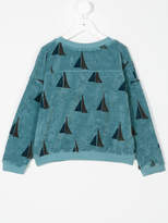 Thumbnail for your product : Bobo Choses sail boat pattern sweatshirt