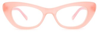 Lesca Doro Cat-Eye Frame Glasses
