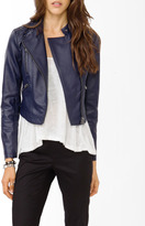 Thumbnail for your product : Forever 21 Total Stud Moto Jacket