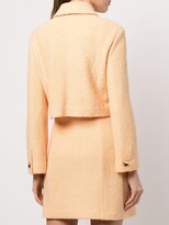 Thumbnail for your product : St. John Tweed-Knit Cropped Jacket