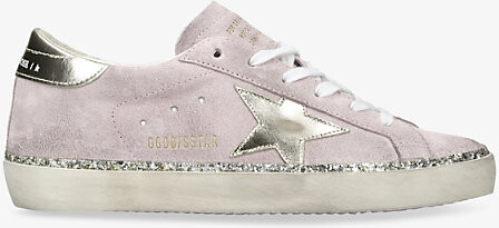 Golden Goose Womens Pink Women's Super-Star Suede Low-Top Trainers Eur 42/ 9 Uk Women