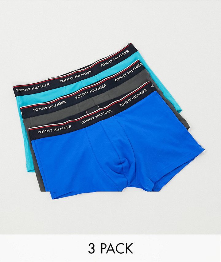 Tommy Hilfiger trunks (2x 3-pack), heren boxers normale lengte, zwart - SALE  tot 50% korting - Gratis verzending en retour