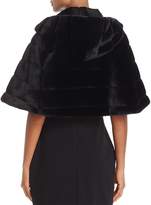 Thumbnail for your product : Betsey Johnson Hooded Faux-Fur Capelet