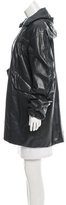 Thumbnail for your product : Marni Leather Hooded Coat