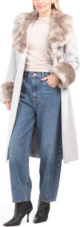 tj maxx faux fur coat