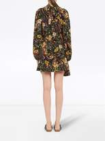 Thumbnail for your product : Prada Printed marocain mini-dress