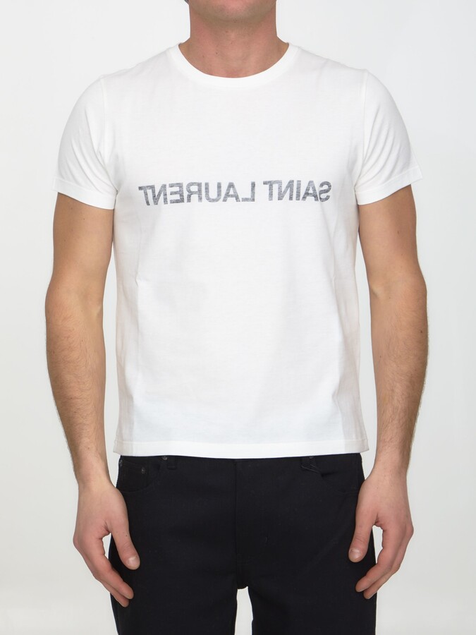 Saint Laurent Reverse Logo T-shirt