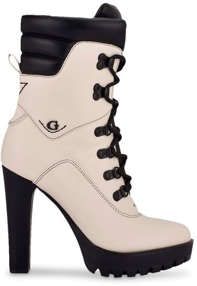 Guess tessy platform combat boot clearance