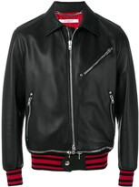 Thumbnail for your product : Givenchy Striped Trim Bomber Jacket