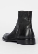 Thumbnail for your product : Paul Smith Men's Black Leather 'Billy' Zip Boots