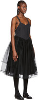 Thumbnail for your product : Noir Kei Ninomiya Black Cotton Midi Dress
