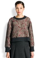 Thumbnail for your product : Dolce & Gabbana Jacquard Knit-Trim Top