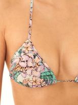 Thumbnail for your product : Matthew Williamson Flamingo bay-print triangle bikini