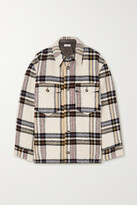 Thumbnail for your product : Etoile Isabel Marant Ervey Checked Flannel Jacket - Ecru
