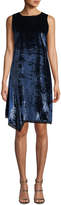 Thumbnail for your product : Elie Tahari Serenity Round-Neck Sleeveless Velvet Shift Dress