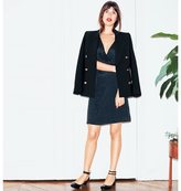 Thumbnail for your product : La Redoute JEANNE DAMAS X Wrapover-Effect V-Neck Dress with Waist Tie Fastening