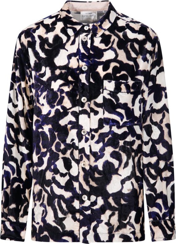 Forte Forte Patterned Long Sleeve Shirt