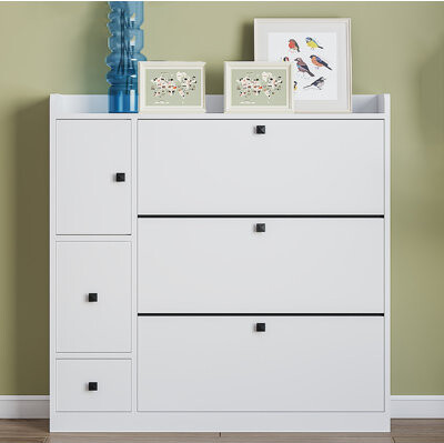 Hokku Designs 24 Pair Shoe Storage Cabinet