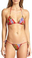 Thumbnail for your product : Dolce & Gabbana Floral Bikini Top