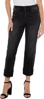 Thumbnail for your product : Liverpool Los Angeles Marley Girlfriend with Exposed Button Fly (Inverness) Women's Jeans