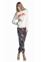 Thumbnail for your product : Wildfox Couture Beach Heart Gidget Sweatshirt in Dirty White