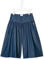 Thumbnail for your product : Fendi Kids gathered wide-legged trousers