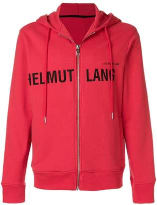 Helmut Lang logo hoodie