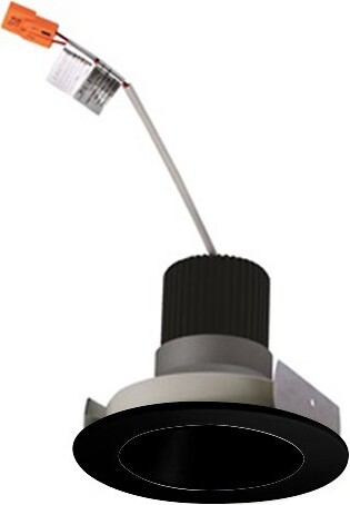 Nora Lighting Iolite 4-Inch Reflector LED Trim in Black, Size: 4 ines
