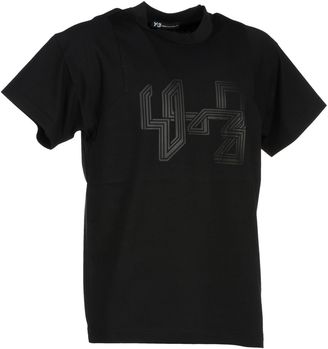 Y-3 Adidas 'tech Logo' T-shirt