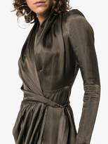 Thumbnail for your product : Rick Owens ruched wrap dress