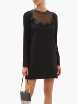 Thumbnail for your product : No.21 Beaded Crepe Shift Dress - Black
