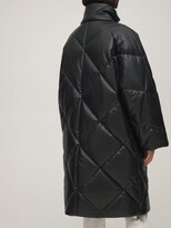 Thumbnail for your product : Stand Studio Anissa Faux Leather Puffer Coat